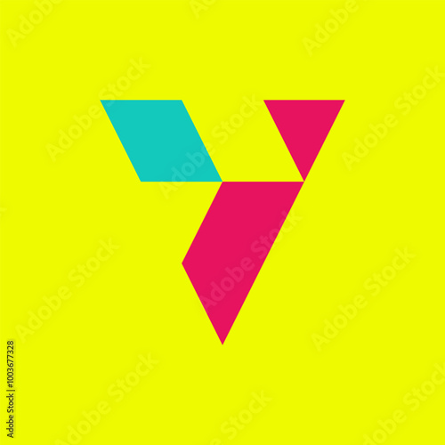 Letter V logo. Icon design. Template elements. Geometric abstract logos Free Download Letter V logo. Icon design. Template elements. Geometric abstract logos - GFXLoad