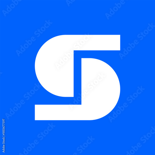 Letter S logo. Icon design. Template elements. Geometric abstract logos