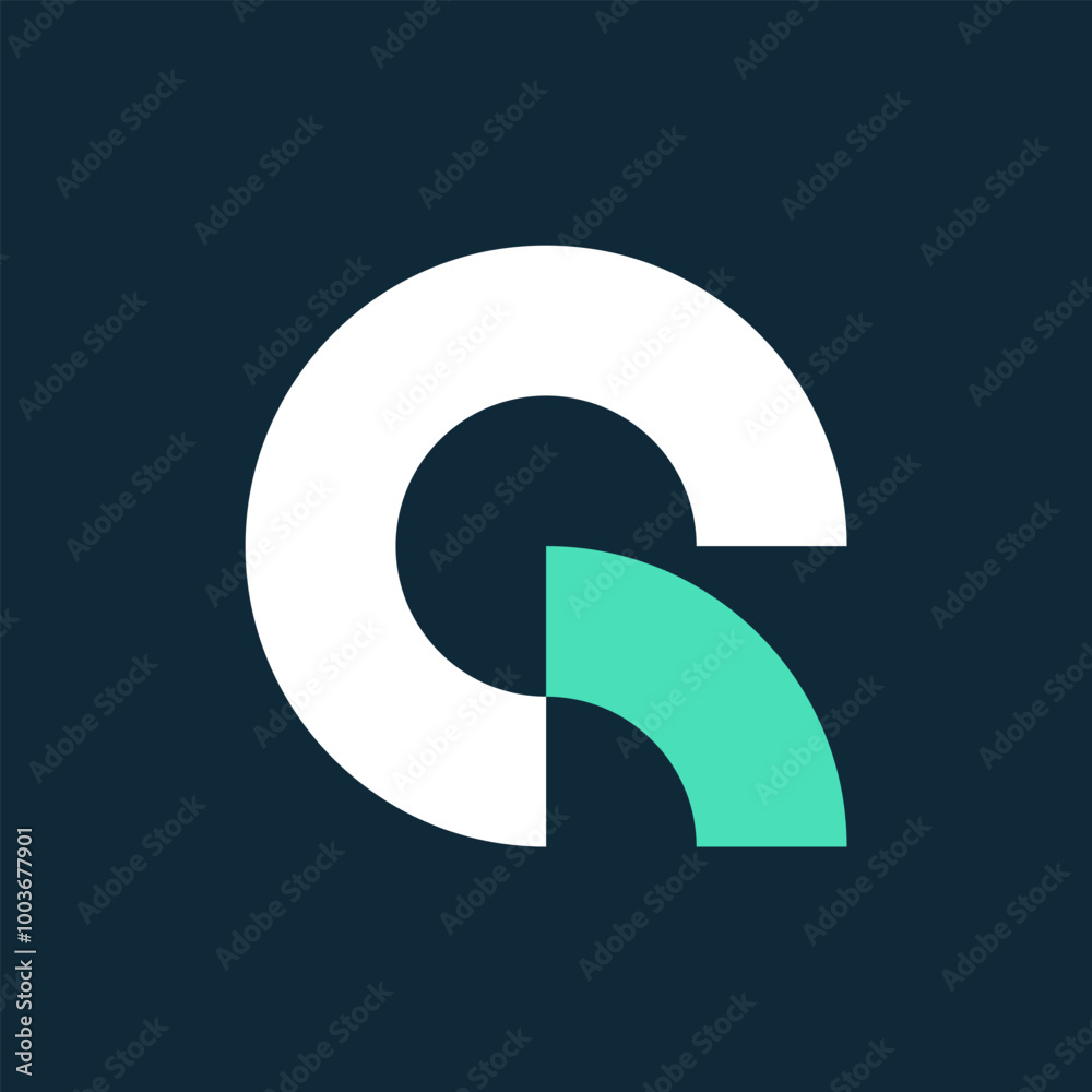 Letter Q logo. Icon design. Template elements. Geometric abstract logos Letter Q logo. Icon design. Template elements. Geometric abstract logos
