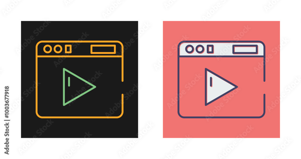 Video Vector Icon Video Vector Icon