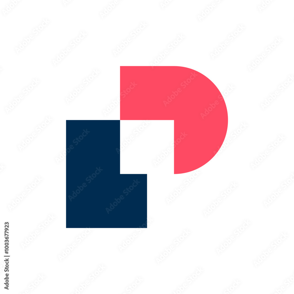 Letter P logo. Icon design. Template elements. Geometric abstract logos Letter P logo. Icon design. Template elements. Geometric abstract logos