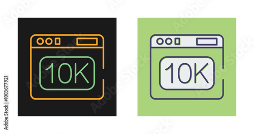 10k Vector Icon