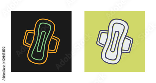 Sanitary Towel Vector Icon
