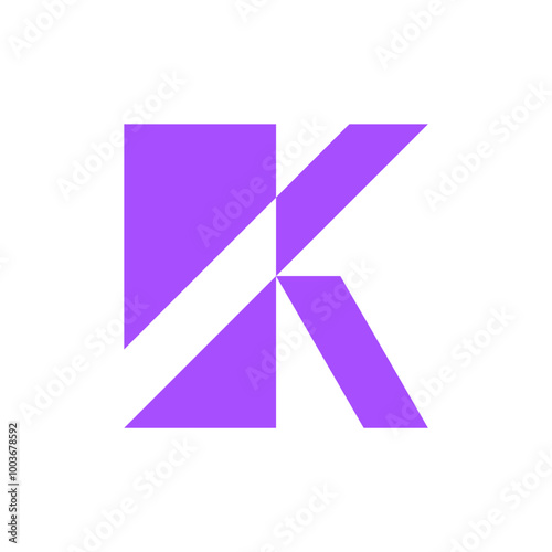 Free Download Letter K logo. Icon design. Template elements. Geometric abstract logos - GFXLoad