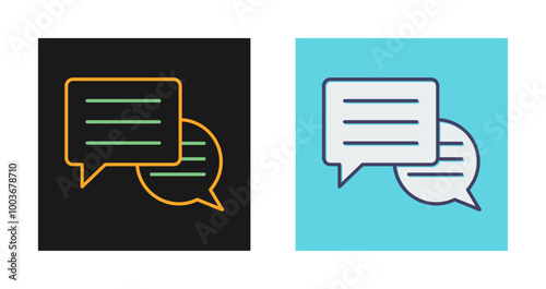 Conversation Vector Icon