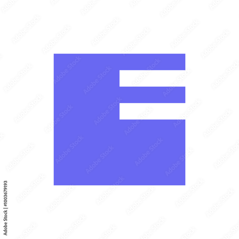 Letter E logo. Icon design. Template elements. Geometric abstract logos Letter E logo. Icon design. Template elements. Geometric abstract logos