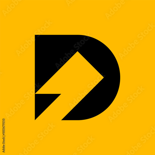 Free Download Letter D logo. Icon design. Template elements. Geometric abstract logos - GFXLoad