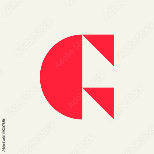 Free Download Letter C logo. Icon design. Template elements. Geometric abstract logos - GFXLoad