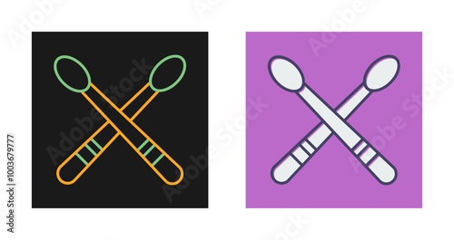 Drumsticks Vector Icon