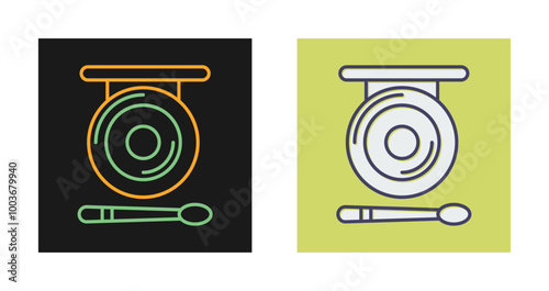 Gong Vector Icon