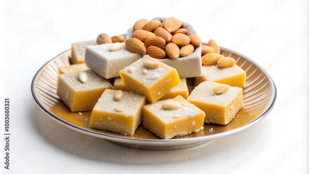 Badam and Kaju Katli: Almond and Cashew Barfi
Badam and Kaju Katli: Almond and Cashew Barfi