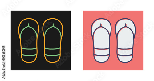 Flip Flops Vector Icon