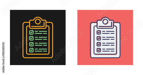 Checklist Vector Icon