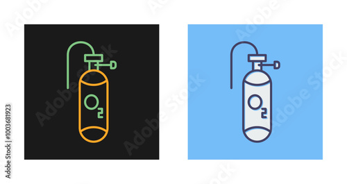 Oxygen Tank Vector Icon