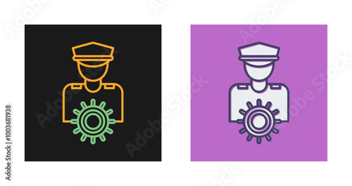 Captain Vector Icon