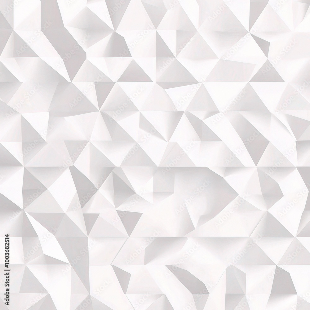 Abstract White Geometric Pattern with Triangular Shapes Abstract White Geometric Pattern with Triangular Shapes