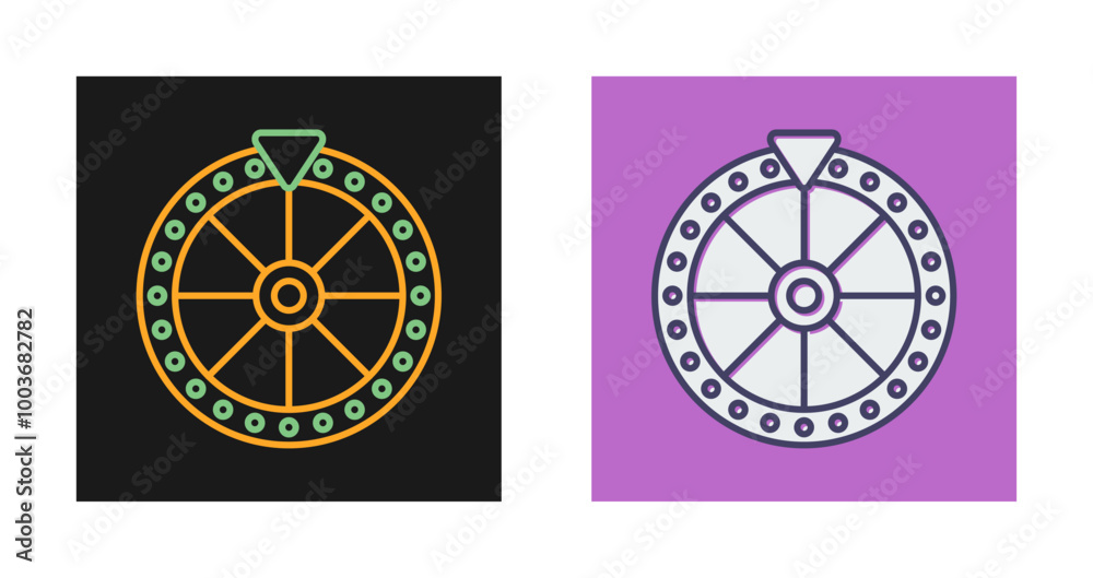 Wheel Of Fortune Vector Icon
