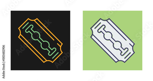 Razor Blade Vector Icon
