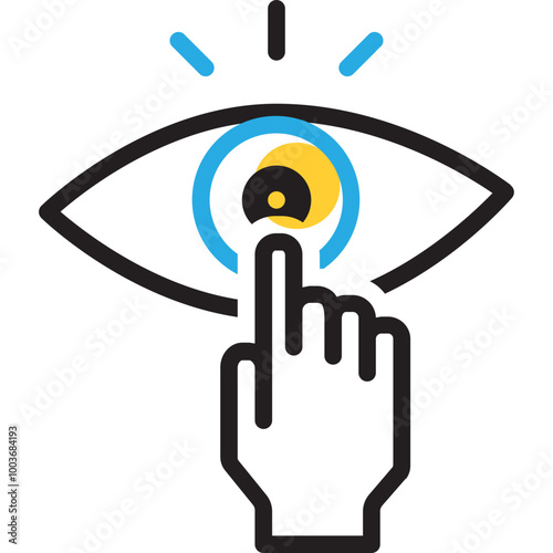 Vector multicolor icon for Show