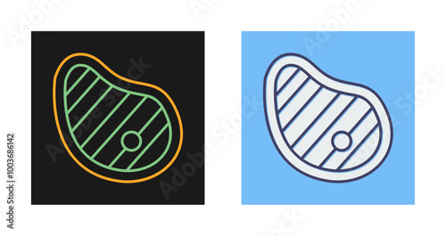 Steak Vector Icon