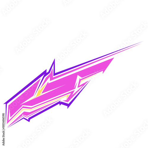  Illustration abstract racing background .Print vinyl and decal for cars. The design is modern. Racing Stripes Decal Sport. Background abstract. Decal Stripes Element
