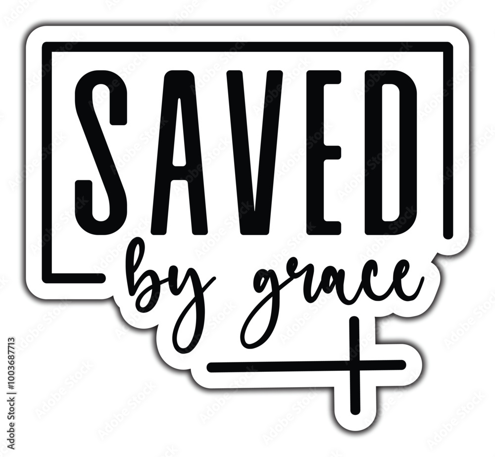 Obraz premium Saved by grace