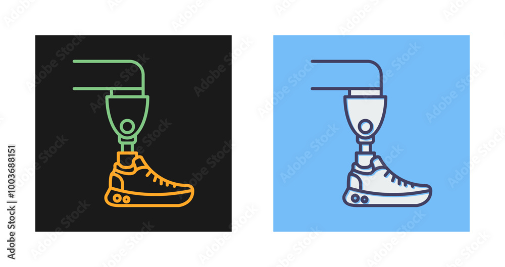 Prosthetics Vector Icon