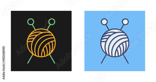 Knitting Vector Icon