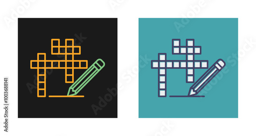 Crossword Vector Icon