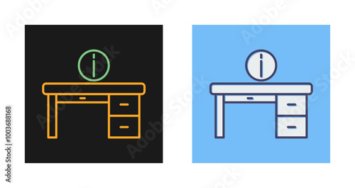 Information Desk Vector Icon