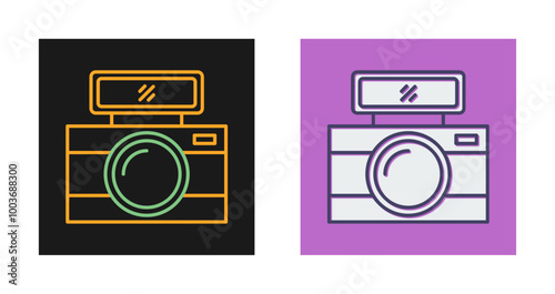 Photo Camera Vector Icon