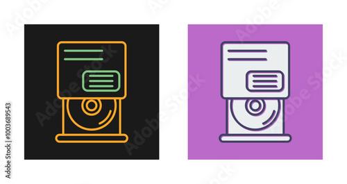 Cd Room Vector Icon