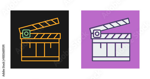 Clapperboard Vector Icon