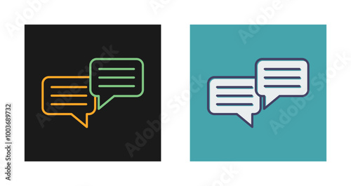 Chatting Vector Icon