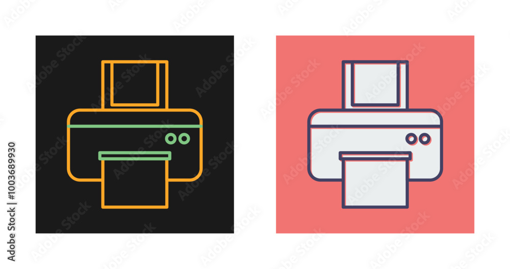Printer Vector Icon Printer Vector Icon