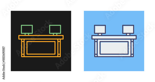 Reception Vector Icon
