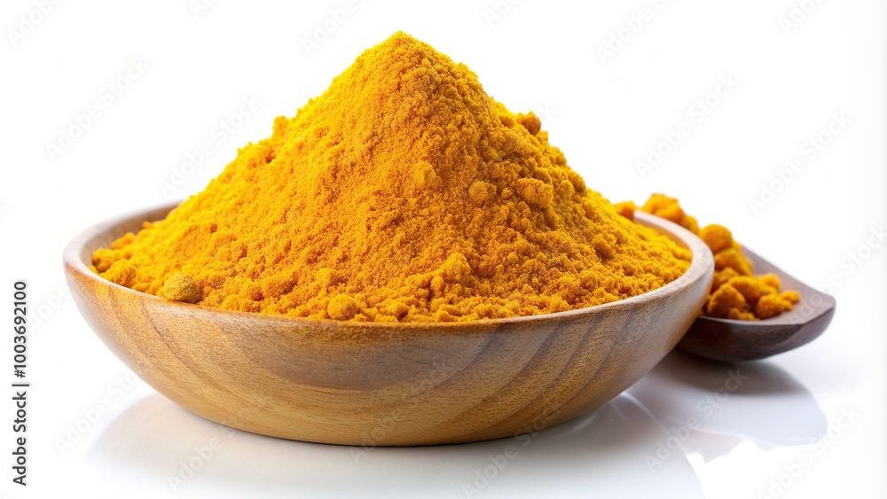 Turmeric powder curcuma on white background silhouette, flavor, antioxidant, silhouette, aromatic, curcuma, white background, health benefits, culinary, Indian cuisine, spice, organic