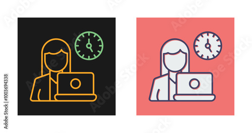 Overtime Vector Icon