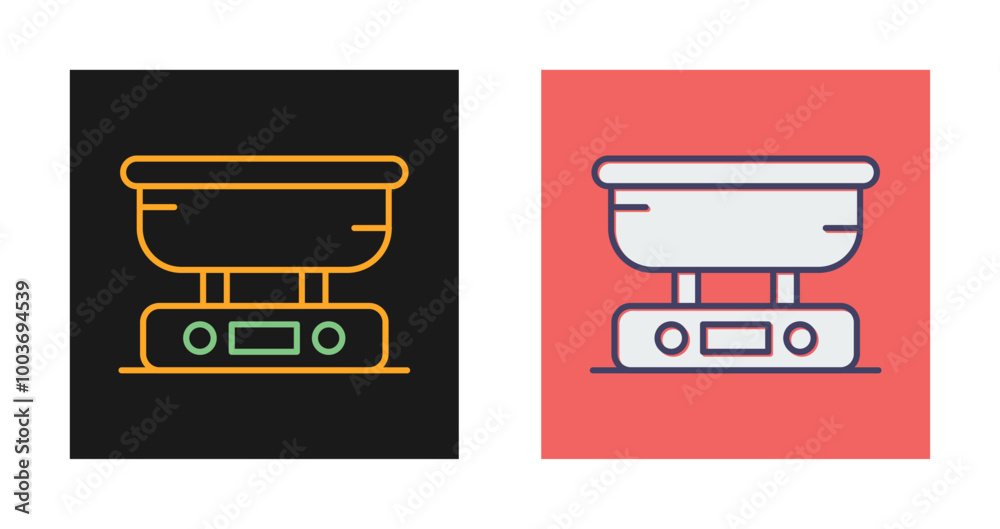 Baby Weight Vector Icon Baby Weight Vector Icon