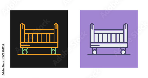 Crib Vector Icon
