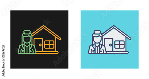 Nursing Home Vector Icon