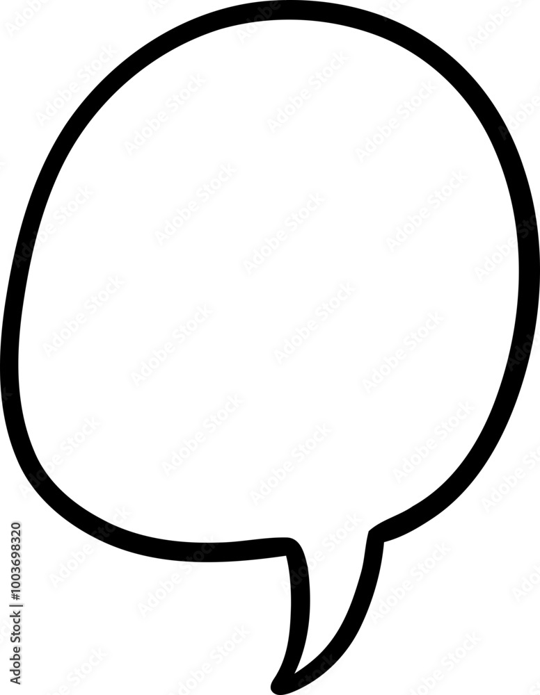 Doodle sketch style of speech bubbles hand drawn illustration Doodle sketch style of speech bubbles hand drawn illustration