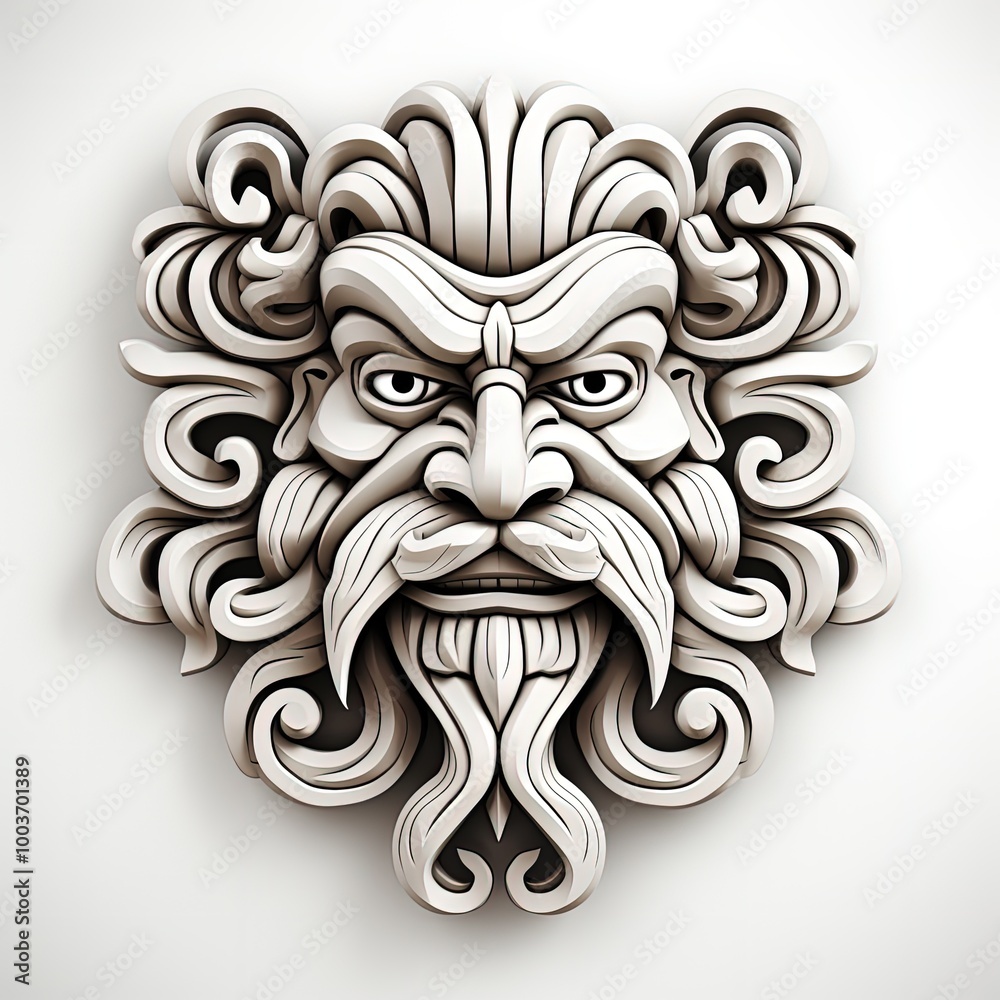lion head vector