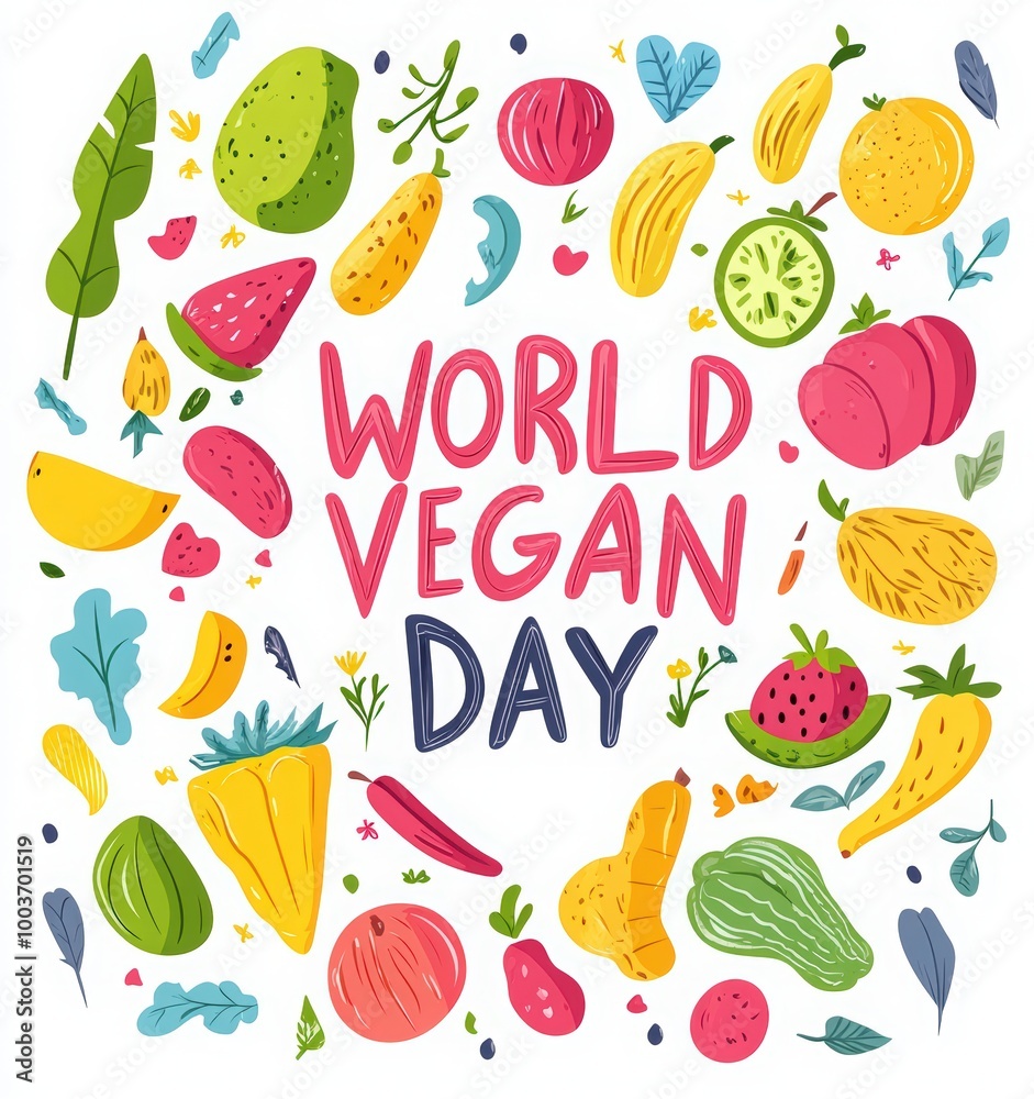 World vegan day. vegetables and fruits in doodle style. vegetables stickers World vegan day. vegetables and fruits in doodle style. vegetables stickers