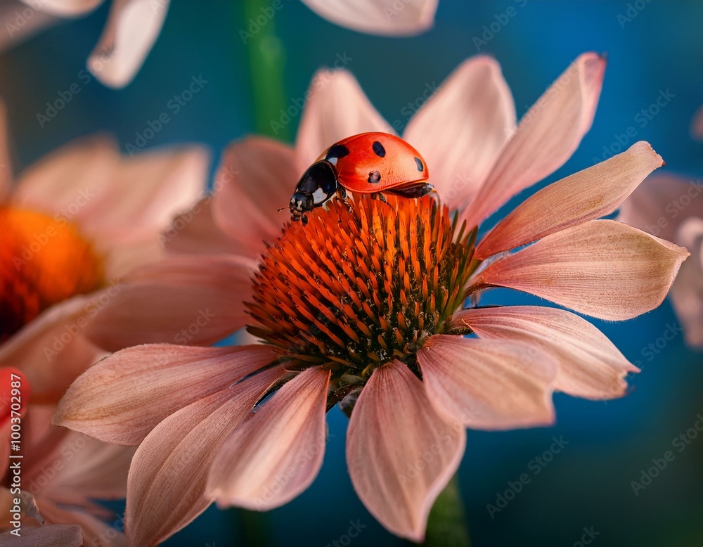 Ladybug, macro, flowers, botanical, foral, insects, flora, nature Ladybug, macro, flowers, botanical, foral, insects, flora, nature