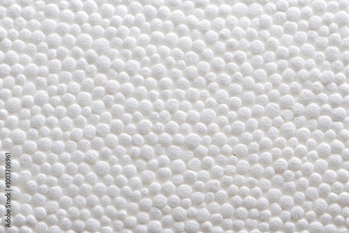 White foam plastic texture background abstract