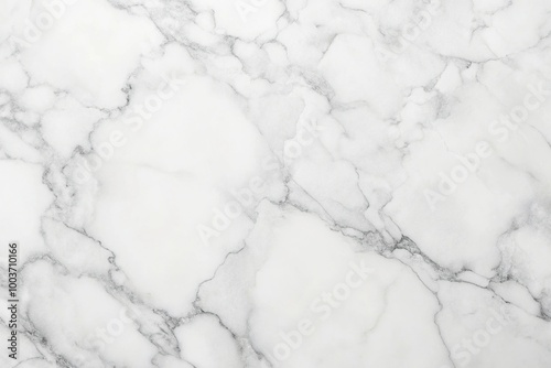 White marble background with asymmetrical pattern and empty space for text