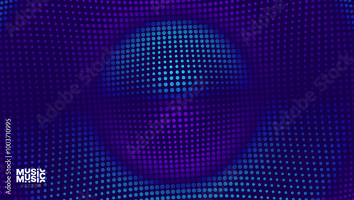 3D Wavy Digital Particles Ripple Background. Digital Ripple Effect. Particles Vector Illustration. 3D Grid Surface.