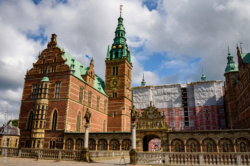 Fototapeta premium Walking around Copenhagen on a bright summer day, Denmark
