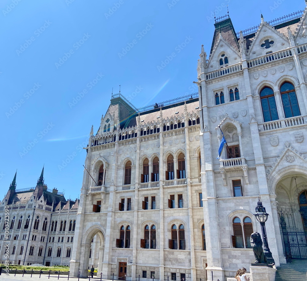 The amazing and unique beauty of medieval architecture through the prism of the sun's rays embodied in the buildings of the Hungarian Parliament attracts endless crowds of tourists. The amazing and unique beauty of medieval architecture through the prism of the sun's rays embodied in the buildings of the Hungarian Parliament attracts endless crowds of tourists.